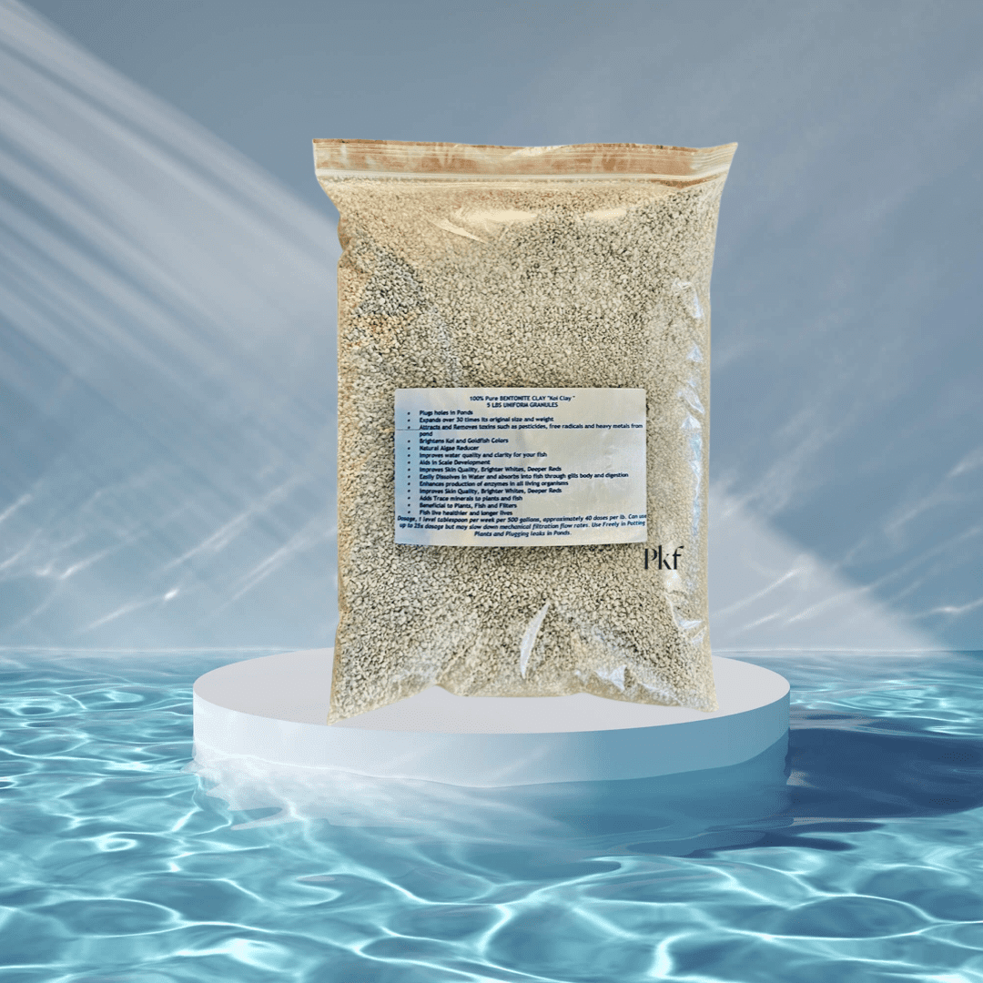 5 Lb. 100% Pure Granular Bentonite Clay for Koi Goldfish Ponds water ...